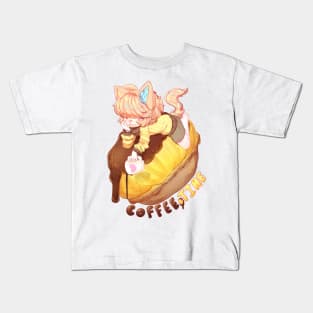 Coffee Time - Calpico Kids T-Shirt